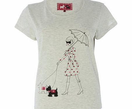 Bhs Cream Scottie Diamante Top, cream 729340005