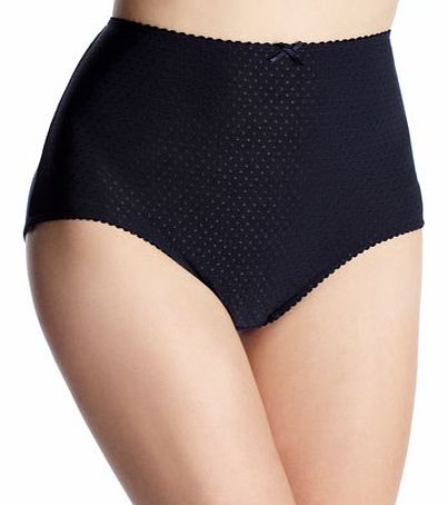 Bhs Dark Blue Jacquard Spot Full Brief, dark blue