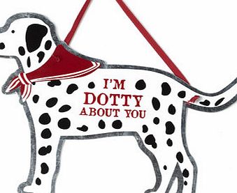 Bhs Decorative dalmatian sign, white 8276090306