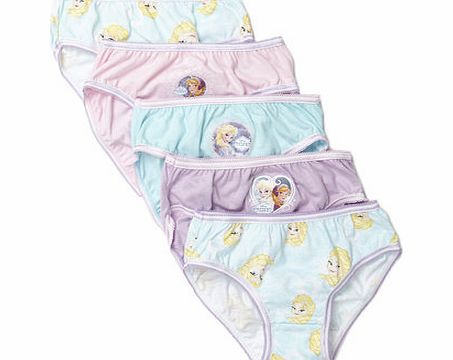 Bhs Disney Frozen 5 Pack Briefs, pale blue 1497460044