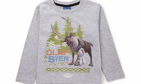 Bhs Disney Frozen Long Sleeved Top, grey 1618740870