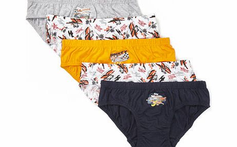 Disney Planes Boys 5 Pack Briefs, orange mix