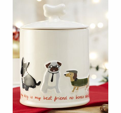 Bhs Dog treat jar, dog 8275888744