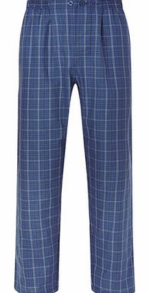 Easycare 2 Pack Pyjama Bottoms, Blue BR62J12DBLU