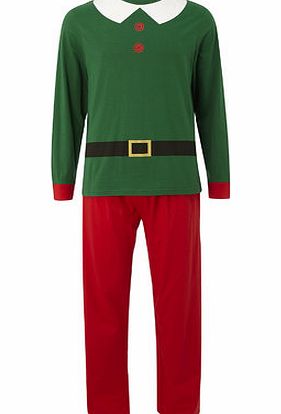 Bhs Elf Jersey Loungewear Set, Green BR62N14FGRN