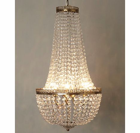 Bhs Esmeralda 3 light pendant, antique brass