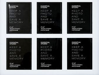 Bhs Essential Black Wood Effect Double Mount Frame 6