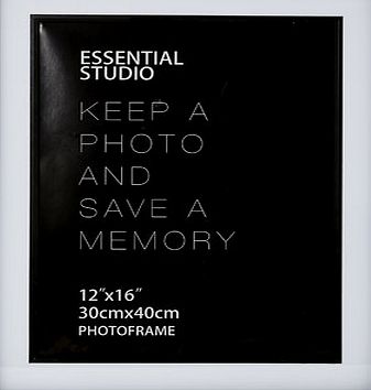 Bhs Essential Black Wood Effect Double Mount Frame