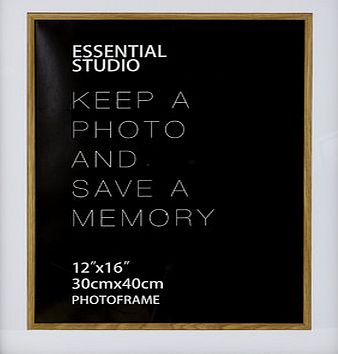 Bhs Essential Wood Effect Double Mount Frame 40cm x