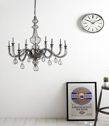 Bhs Etra Chandelier (Gothic Wire Chandelier), ice