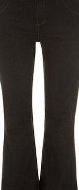 Bhs Evans Black Straight Regular Leg Jeans, black