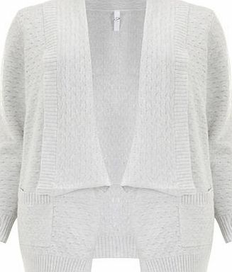 Bhs Evans Grey Stitch Cardigan, grey 12610960870