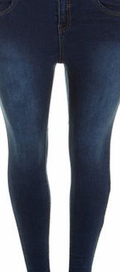 Bhs Evans Mid Wash Super Stretch Skinny Regular Leg