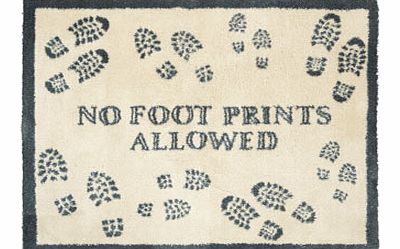 Bhs exclusive green garden footprints Hug Rug