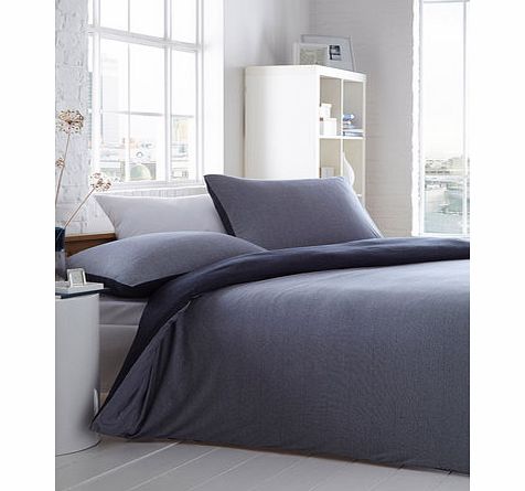 Bhs Fine stripe navy jersey bedding, navy 1867260249