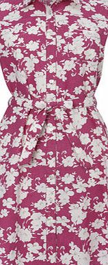 Bhs Floral Linen Blend Collared Sundress, purple