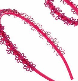 Bhs Flower Printed Bangle Set, fuchsia 12174806257