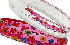 Bhs Flower Printed Bangle Set, multi 12172329530