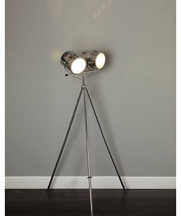 Bhs Giles camera floor lamp, chrome 9783430409