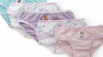 Bhs Girls 5 Pack Disney Frozen Knickers,