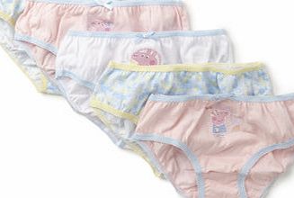 Bhs Girls 5 Pack Peppa Pig Knickers, pink 1400210528