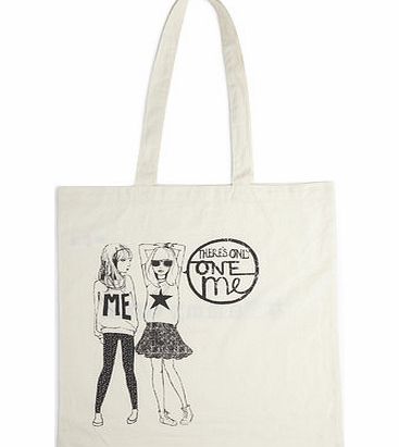 Bhs Girls Beige Canvas Tote Bag, beige 9267920431