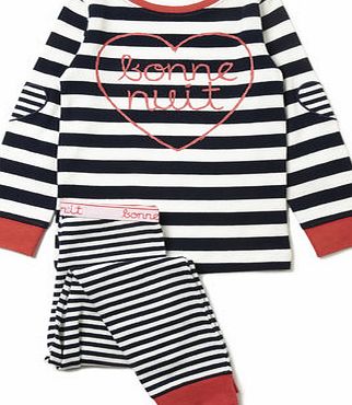 Bhs Girls Bonne Nuit Pyjamas, navy/white 8890504096