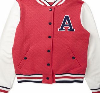 Bhs Girls Bright Pink Baseball Jacket, bright pink