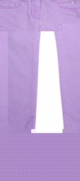 Bhs Girls Fluro Purple Denim Jeans, bright purple