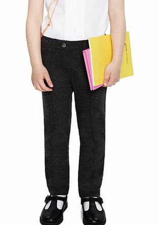 Girls Girls Charcoal Skinny Fit Jersey School