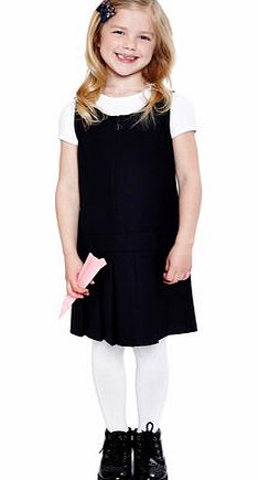 Bhs Girls Girls Navy Pleat Skirt School Pinafore