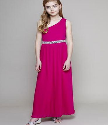 Bhs Girls Girls Ultra Violet One Shoulder Maxi