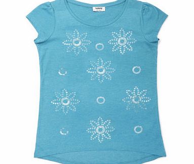 Bhs Girls Green Sequin Top, green 1094469533