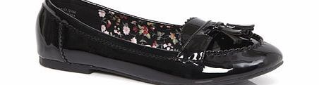 Bhs Girls Loafer Ballet Pumps, black 1121948513