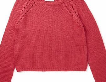 Bhs Girls Raspberry Jumper, red 1072603874