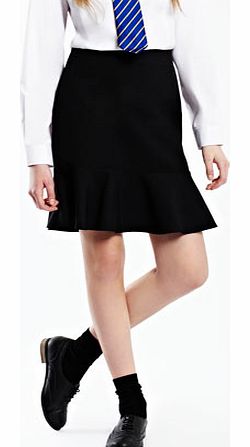 Bhs Girls Tammy Girls Black Fluted Skirt, black