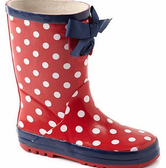 Girls Younger Girls Spot Wellies, red 1111503874