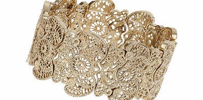 Bhs Gold Filigree Bracelet, gold 12179526982