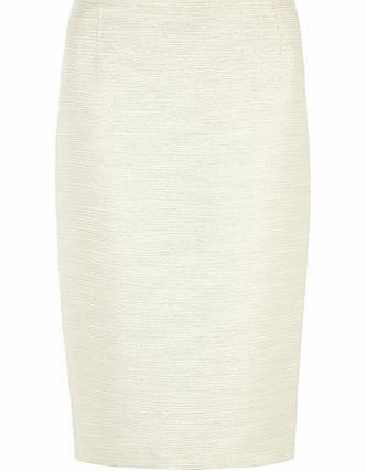 Bhs Gold Lurex Pencil Skirt, gold 19129426982