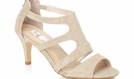 Bhs Gold Upfront Sparkle Shoe, gold 2844420085