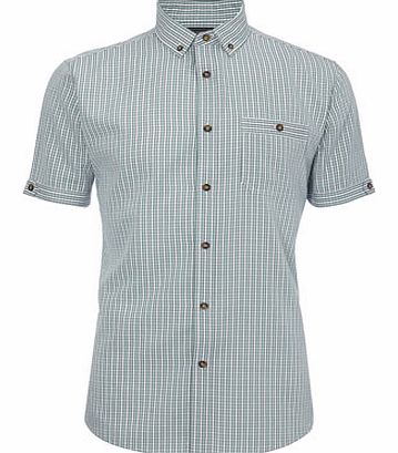 Green Check Shirt, Green BR51C17EGRN