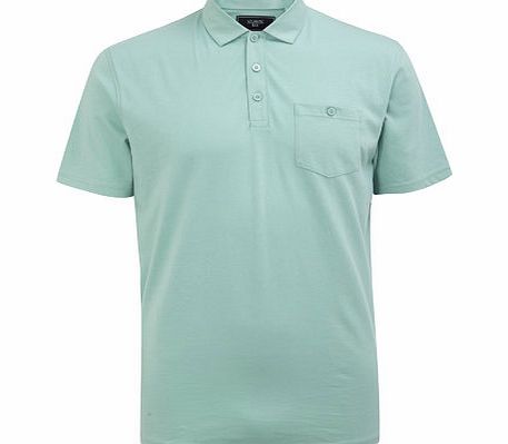 Green Jersey Polo Shirt, Green BR52J01GGRN