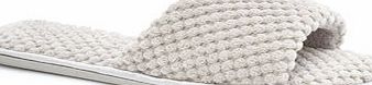 Bhs Grey Bobble Open Toe Slippers, light grey