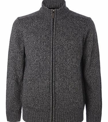 Bhs Grey Chunky Twist Zip Through, Grey BR53E03FGRY