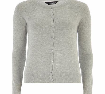 Bhs Grey Fine Guage Cardigan, grey 19129560870