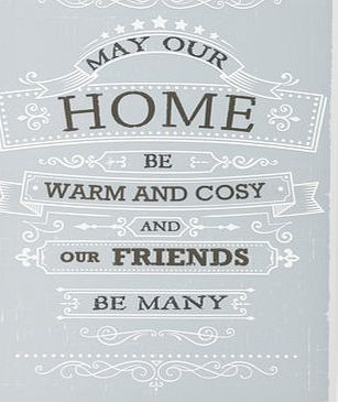 Bhs Grey Home Flocked Canvas, grey 30928470870