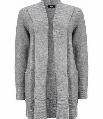 Bhs Grey Hooded Coatigan, grey 12033700870