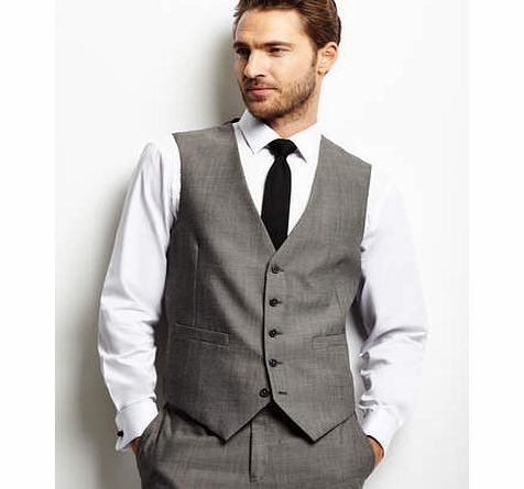 Bhs Grey Plain Waistcoat, Grey BR64T03DGRY