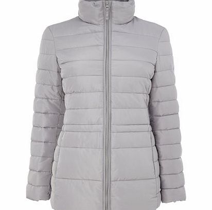 Bhs Grey Short Padded Jacket, grey 9853430870
