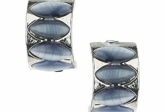 Bhs Grey Stone Clip On Earring, grey 12175750870